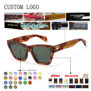 Gafas de Sol Rectangulares Unisex con Montura Completa en Tortuga, Lentes Verdes, Protección UV400, Protección Solar para Adultos - Product Image 2