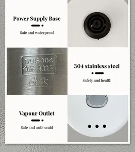 Ev için uygun ve kullanımı kolay 0.8L elektrikli su ısıtıcısı su kazanı elektrikli su ısıtıcısı basit ve cömert elektrikli su ısıtıcısı