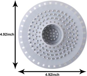 Filtre de protection d'évier de douche en silicone souple et durable de qualité supérieure pour la collecte des cheveux – Vente en gros - Product Image 2