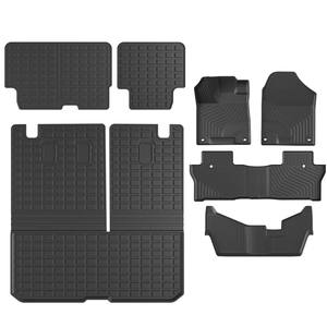 Alas kursi Honda <span class=keywords><strong>Pilot</strong></span> 8 aksesoris tahan lama TPE Cargo Liner belakang bagasi tikar sandaran tikar lantai - Product Image 2