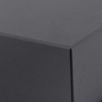 Boîte cadeau pliable en carton noir de luxe pour bouteille de vin de mariage, impression personnalisée, avec logo, fermeture magnétique