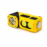 Lampe frontale compacte COB étanche, lampe de travail, éclairage de vélo, clip magnétique arrière, LED rotatives, faisceau réglable pour techniciens sur le terrain