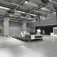 Machine de découpe laser fibre numérique CNC 3 axes haute vitesse 3000W de qualité supérieure avec support IA pour tôles et tubes métalliques – Prix compétitif