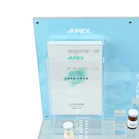 Support d'affichage de cosmétiques et de parfums en acrylique polonais moderne personnalisé APEX pour comptoir de vente au détail