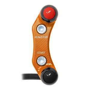 Interruttore Manubrio Destro per KTM 890 Adventure (Fori Allineati) (Arancione) - Product Image 1