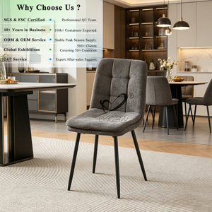 Chaises de salle à manger en velours à prix abordable avec structure en acier pour la maison et les restaurants – Offre spéciale - Product Image 1