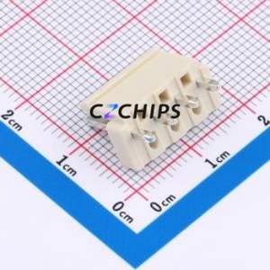 ZX-VH3.96-4PZZ-GW Wire-to-Board Pin Header Through hole Component (THT),P=3.96mm Connector 1x4P 3.96mm Through Hole VH - Product Image 2