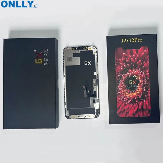 GX Hard and fhd OLED LCD Screen 12Promax Mobile Phone Display Replacement OLED Screen for iPhone 12 pro