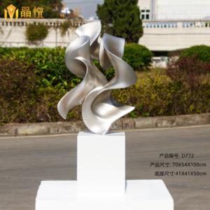 JingYue, esculturas cinéticas impresas en 3D grandes personalizadas, plan de arte abstracto de estatuas famosas hechas de material de resina duradero - Product Image 2