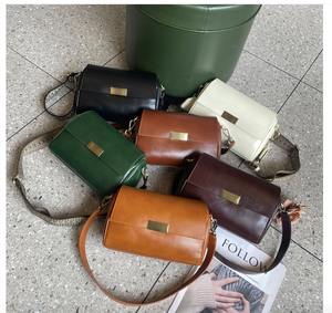 AndoBag Shoulder Crossbody <b>Bags</b> for Women Genuine Cow <b>Leather</b> Fashion Large Capacity <b>Small</b> Square <b>Bag</b> Two Straps 9251 - Product Image 4