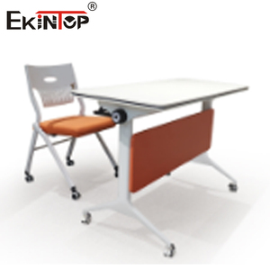 Sinonis Training Room Office Furniture Desk Training Desk Folding Conference Meeting <b>Table</b> <b>with</b> <b>Wheel</b> - Product Image 2