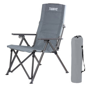 Silla de Camping Plegable, Portátil, Ajustable, Ligera, Reclinable, con Respaldo Alto y Logotipo Personalizado para Muebles de Exterior - Product Image 3