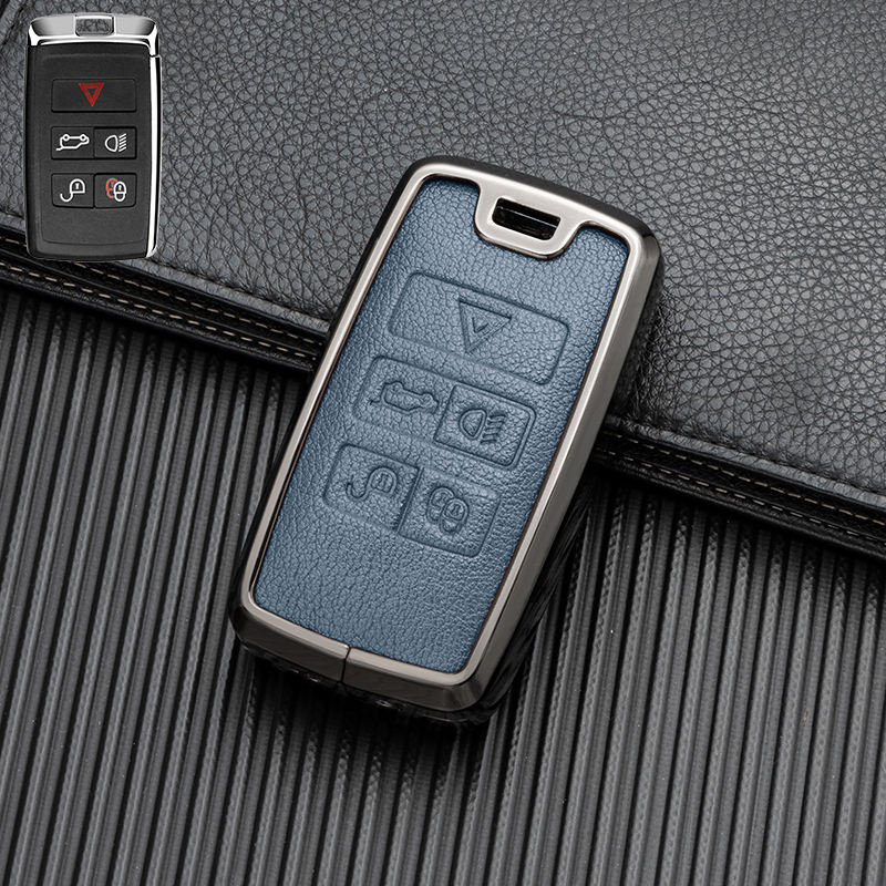Metal Leather Car Remote Key Fob case Cover Shell Control Protector for ...