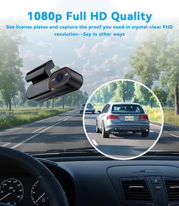 Camera hành trình cho xe ô tô 1080P qHD, Camera Hành Trình Thông minh phía trước Tích hợp Wifi, góc rộng 130 ° FOV, WDR, tầm nhìn ban đêm, Ghi vòng lặp - Product Image 3