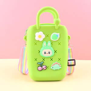 Bolsos y Carteras de Silicona para Niñas, Verano 2025, Estilo DIY, Impermeables, Pequeños y Lindos, Bolso Bandolera de Playa para Niños - Product Image 2