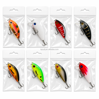 Leurre de pêche flottant 5 cm 4,2 g, crankbait de surface, 8 couleurs, appât artificiel dur pour poissons d'eau salée, logo personnalisé OEM, directement de l'usine