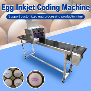 Impresora Automática de Fecha de Caducidad para Huevos 2025, Máquina de Impresión de Inyección de Tinta de Alta Velocidad de 6 Cabezales para Línea de Producción de Huevos - Product Image 2