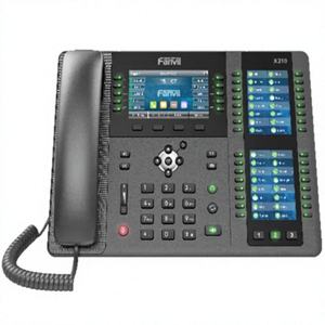 Téléphone IP d'entreprise X210 avec écran triple couleur, 20 lignes SIP, 106 touches DSS, <span class=keywords><strong>Bluetooth</strong></span>, réception vidéo 1080P, Gigabit PoE, téléphone VoIP - Product Image 1