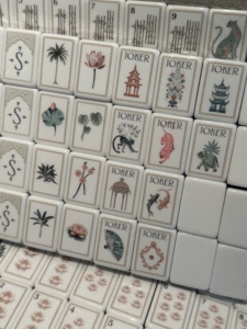Juego de Fichas de Mahjong Americano de Acrílico de Alta Calidad, Diseño de Loto Blanco, Portátil, Duradero y Ecológico, 2026 - Product Image 4