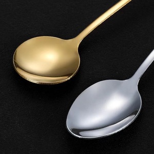 Cuchara de Acero Inoxidable para Hielo, Cuchara Larga para Café, Cuchara Duradera de Color Sólido para Mezclar Cócteles - Product Image 4