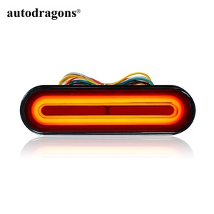 ไฟท้าย LED 3IN1 รุ่น Autodragons พร้อมไฟเบรก ไฟเลี้ยวแบบไหล ไฟ DRL พร้อมโหมดไฟกระพริบ สำหรับรถบรรทุก ATV UTV SUV - Product Image 1