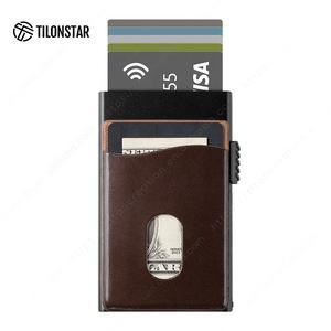 TILONSTAR TVC305 OEM Business Slim cuero crédito ID titular de la tarjeta bancaria hombres cartera tarjeteros para el trabajo y la vida diaria - Product Image 2