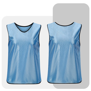 Chalecos de Fútbol Transpirables de Malla, Personalizados, para Entrenamiento, con Impresión por Transferencia de Calor, 100% Poliéster, para Equipos - Product Image 4