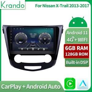 Krando 9 ''không dây Carplay <span class=keywords><strong>Android</strong></span> đài phát thanh xe cho Nissan X-Trail 2013-2017 Navigation GPS autoradio đa phương tiện đầu đơn vị Stereo - Product Image 2