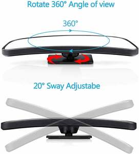 Accessoires d'extérieur Miroir d'angle mort supplémentaire avec cadre pour voiture - Product Image 4