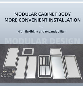 Armoire électrique industrielle autoportante Saipwell KP/KT en acier inoxydable et acier laminé à froid, revêtement poudré IP54, pour utilisation en extérieur - Product Image 5