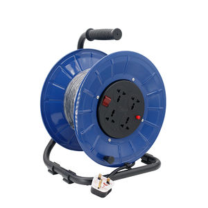 Extension d'enrouleur de câble de la Tanzanie <span class=keywords><strong>50M</strong></span> usage extérieur résistant industriel 3*2.5 4 voies - Product Image 1