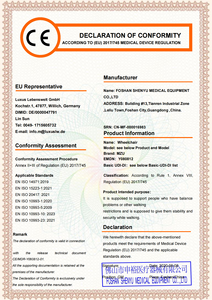 Deambulatore Leggero in Alluminio MZU per Anziani, Ausilio per la Riabilitazione e Dispositivo Anti-Caduta per Sedersi e Camminare - Product Image 5