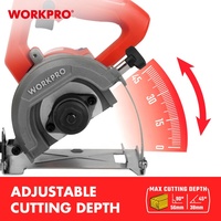 Coupe-marbre WORKPRO 110 mm, outils de coupe électriques, 1400 W, coupe-carreaux, coupe-pierre