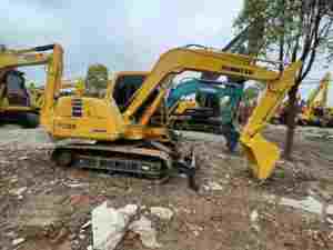 Excavadora Hidráulica Pequeña KOMATSU PC60 de 6 Toneladas para Ingeniería Agrícola, Excavadora Usada Komatsu Pc60 7 - Product Image 2