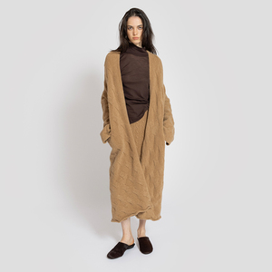 <span class=keywords><strong>Cappotto</strong></span> in Lana per Donna, 600g Misto Lana di Yak, Cardigan Lungo in Bouclé con Tasche, Maglione Caldo da Donna - Product Image 3