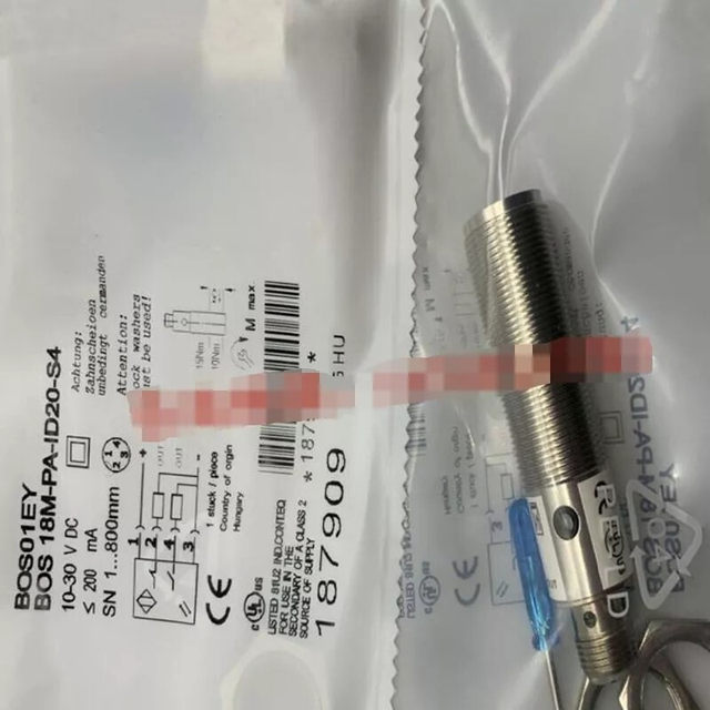 New and Original 1PC BOS 18M-PA-ID20-S4 Photoelectric Sensor BOS01EY Stock in Warehouse