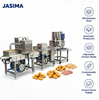 Ligne de production de nuggets de poulet de haute qualité, machine de traitement automatique complète pour usine d'aliments surgelés
