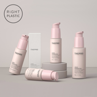 Flacon en PET haute transparence GTC personnalisé pour lotion et vaporisateur, 30 ml-150 ml, pour crème pour le visage et huile essentielle, sérum