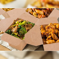 Fiambrera biodegradable, caja de almuerzo biodegradable