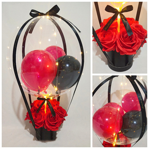 2023 nuovo Design Red Party Balloons Air Balls Globos Hug Bucket per regalo di compleanno - Product Image 4