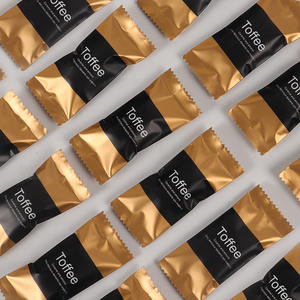Sachets d'emballage transparents convexes imprimés de qualité alimentaire pour nougat, caramel aux amandes au sel de mer, café et sucre - Product Image 1