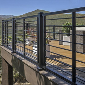 Home Aluminum Fence on <strong>Retaining</strong> <strong>Wall</strong> Customized Design Fence Handrail Tube Eco-Friendly Second Floor Balcony <strong>Railing</strong> - Product Image 2