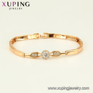 75990 <span class=keywords><strong>Xuping</strong></span> Nouvelle Collection Bracelet Femme avec Boutons de Manchette et Étoile en Zircon Synthétique - Product Image 4