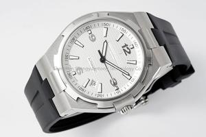 VCWatch Montre mécanique pour homme avec mouvement automatique délicat de 3,25 mm, cadran de 42 mm, bracelet en silicone, boîtier en acier inoxydable - Product Image 3