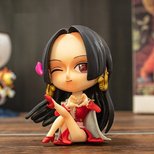 Ensemble de figurines d'<span class=keywords><strong>anime</strong></span> Luffy Chopper Nami, 6 pièces, figurine de personnage en PVC version Q, modèle de jouet à l'échelle 1:48, statue, ornement de voiture, ornement de bureau - Product Image 3