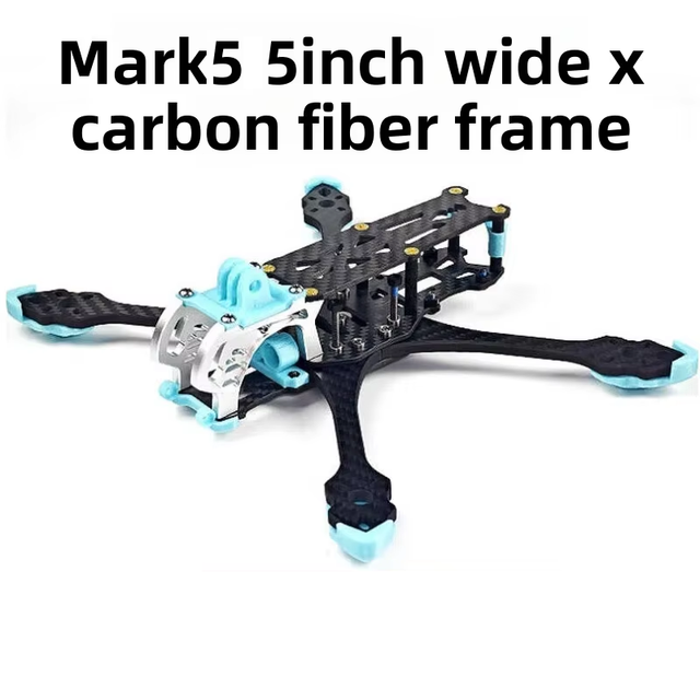 MAK5 5Inch Wide X FPV Racing Freestyle 3D Printing Carbon Fiber Rack Air Model Flower Flying Set Quadcopter Multirotor