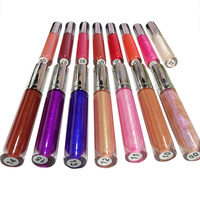 Faites de VOTRE LOGO Brillant à lèvres repulpant à saveur de fruits Vendeur de base Tubes d'emballage Brillant à lèvres personnalisé Marque privée