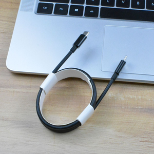 3FT 6FT PD 20W 35W 3A USB C สายชาร์จเร็ว <span class=keywords><strong>iPhone</strong></span> <span class=keywords><strong>11</strong></span> 12 13 14 MAX Pro 20W แจ็กเก็ต PVC ถักเปียที่6A สาย1M - Product Image 4