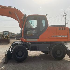 Doosan รถขุดล้อยางมือสอง DX190W 2022 116KW ชั่วโมงพลังงานต่ำผลิตในเกาหลีพร้อมกับมอเตอร์กระปุกเกียร์เครื่องยนต์ - Product Image 4