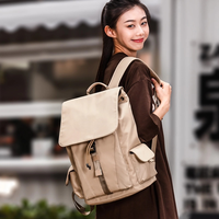 Sac à dos pour ordinateur portable de voyage multi-compartiments à la mode pour les lycéens Doublure en polyester à fermeture ouverte étanche